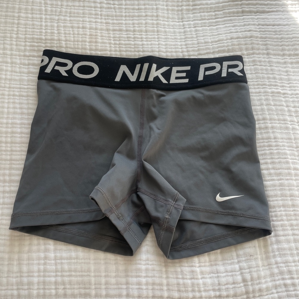Nike Pro Gray Athletic Shorts